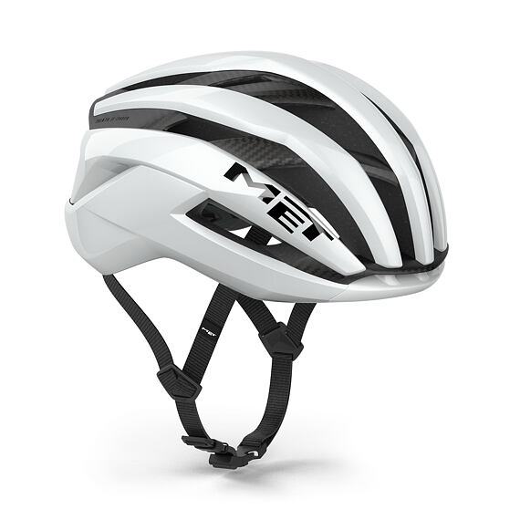 MET helmet TRENTA 3K CARBON white -52/56