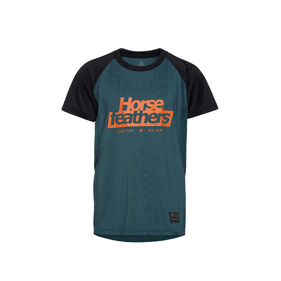 Horsefeathers Spike Kids' Cycling Jersey Petrol/Black