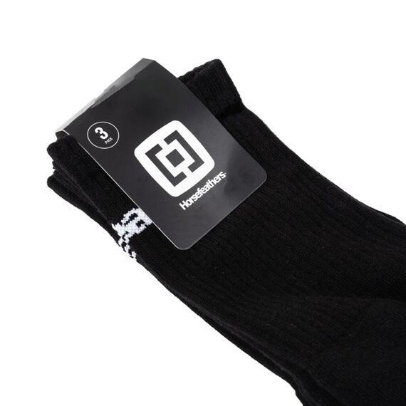 Horsefeathers Socks Delete Premium 3Pack - black