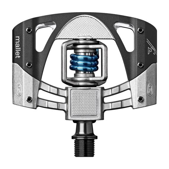 CRANKBROTHERS Mallet 3 Pedals Charcoal/Electric Blue