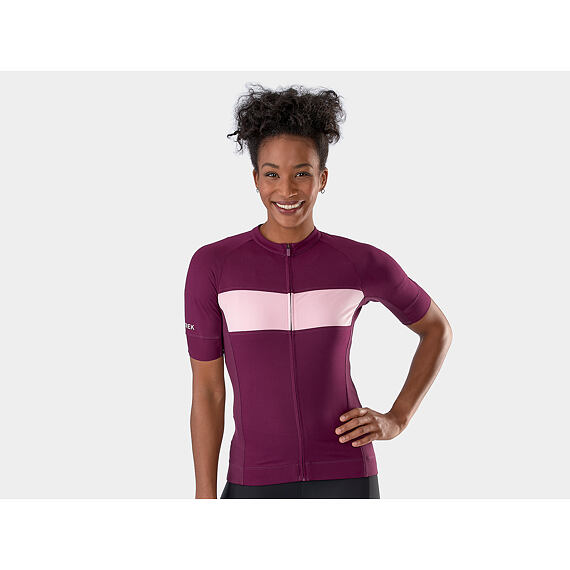 Women's cycling jersey Trek Circuit LTD Mulberry/Blush L