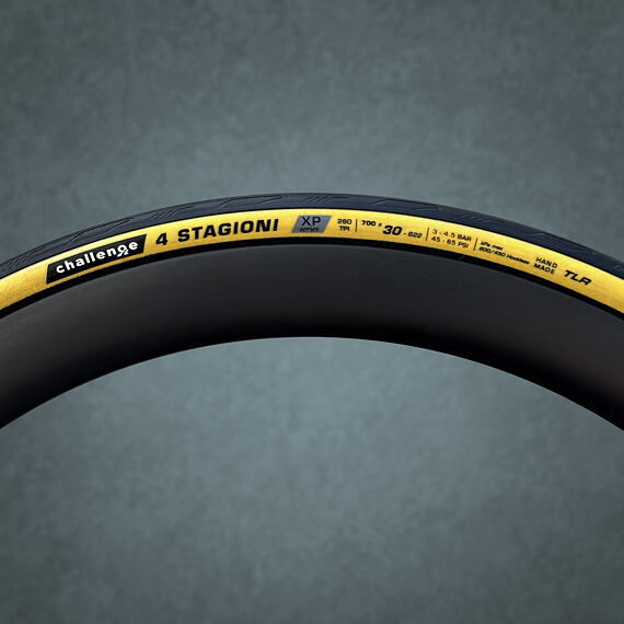 CHALLENGE tire 4 STAGIONI TLR 700x30 black/tan
