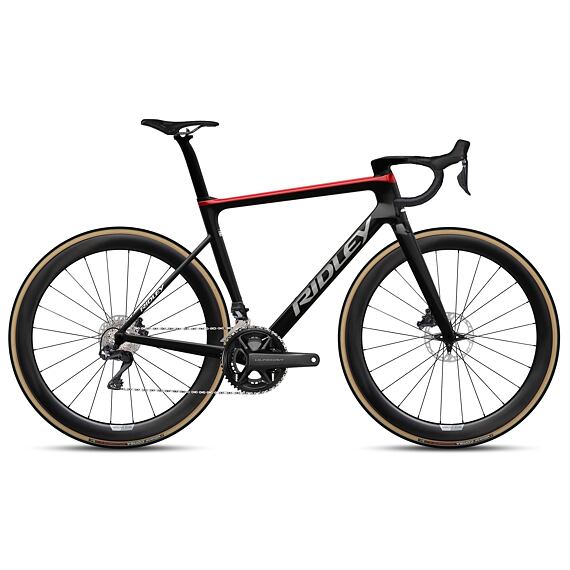 RIDLEY FALCN RS Ultegra Di2 UD Carbon/Candy Red Metallic/Silver