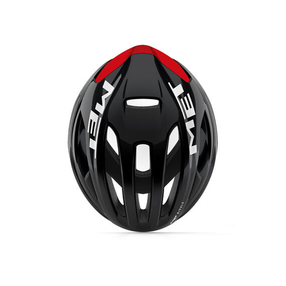 MET helmet RIVALE MIPS black/red metallic -52/56