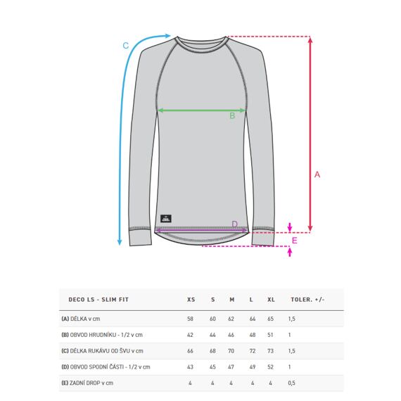 HORSEFEATHERS women's jersey long sleeve DECO iceberg green/hawaii