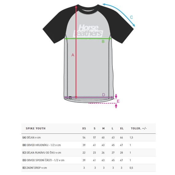 HORSEFEATHERS children's jersey SPIKE chimera/black