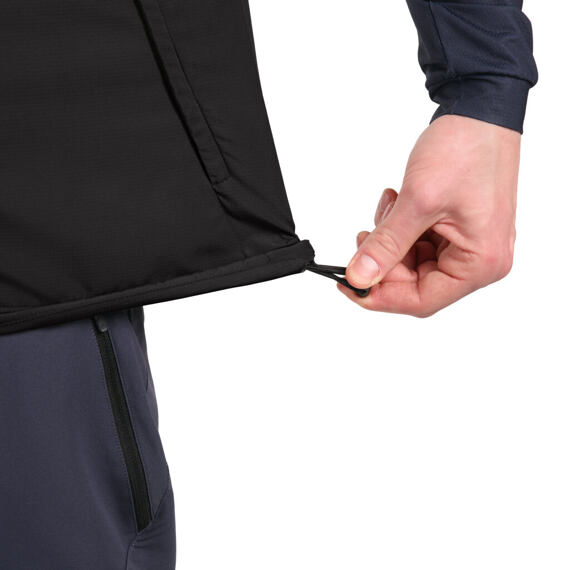 HORSEFEATHERS vest HILL taupe/black