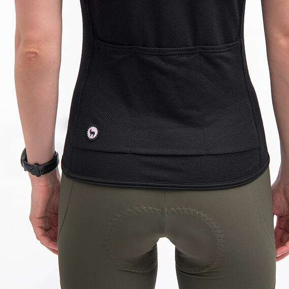 FT WOMEN'S CONVERT JERSEY NO SLEEVE TRUE BLACK