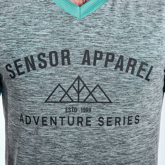 SENSOR CYKLO CHARGER MEN JERSEY SS grey/mint