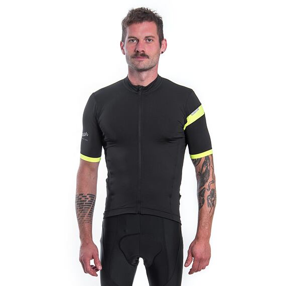 SENSOR CYKLO COOLMAX CLASSIC MEN JERSEY SS ZIP true black