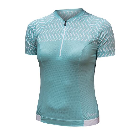SENSOR CYKLO TOUR WOM JERSEY SS mint wave
