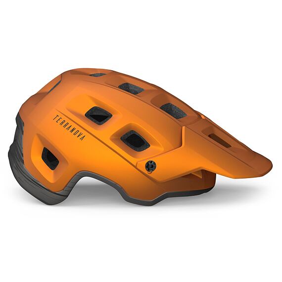 MET helmet TERRANOVA orange titanium metalic -56/58