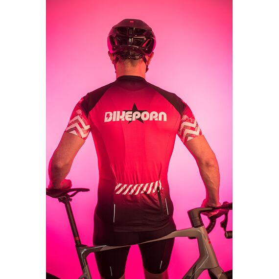 BIKEPORN MEN GRAVEL JERSEY SS full-zip