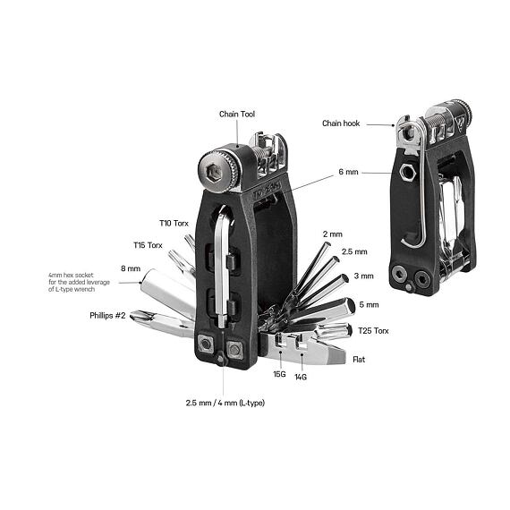 TOPEAK tools NINJA 16+