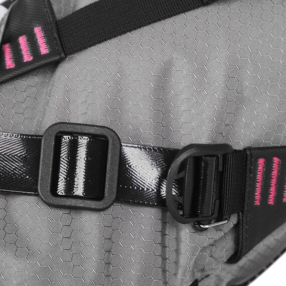 WOHO saddlebag X-TOURING DRY BAG Honeycomb Iron grey M