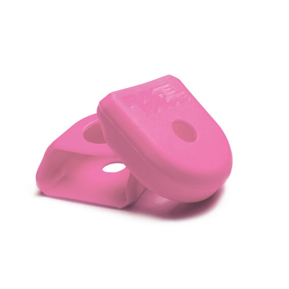 RACE FACE CRANK BOOT 2-pack, carbon crank protection pink