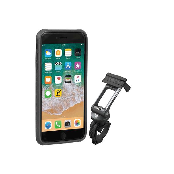 TOPEAK RIDECASE for iPhone 6 Plus, 6s Plus, 7 Plus, 8 Plus black/grey