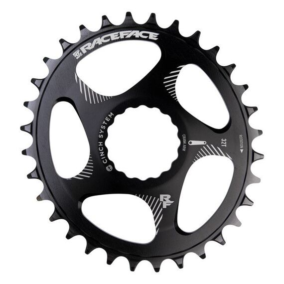 RACE FACE Chainring SINGLE Direct Mount OVAL, N/W 32T 10-12SPD black