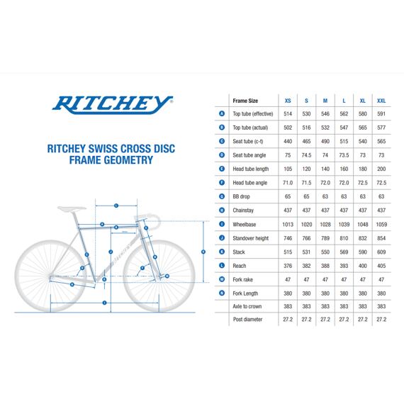 RITCHEY frame SWISS CROSS 50th Anniversary L