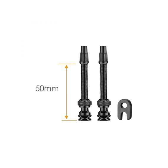 CICLOVATION tubeless valve Light-weight 50mm BLK