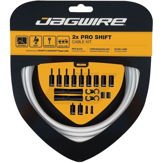 JAGWIRE 2x Pro Shift Kit Organic Green