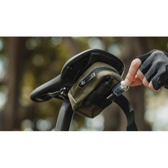 TOPEAK saddle bag ELEMENTA SEATBAG Slim green S