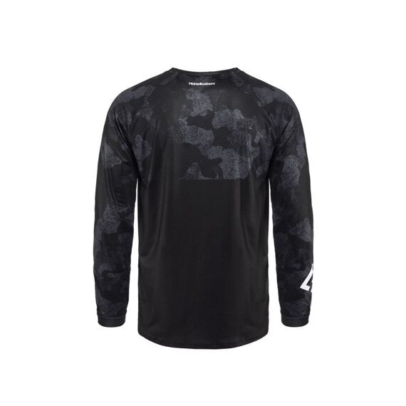 HORSEFEATHERS jersey LS QUANTUM black camo