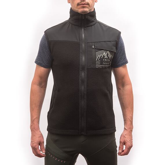 FT MEN'S FLEECE VEST BLACK