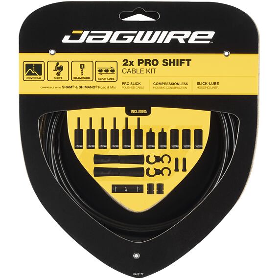 JAGWIRE 2x Pro Shift Kit black