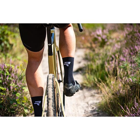 RIDLEY sox QSkin Black Logo -L/XL