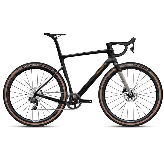 RIDLEY E-ASTR Apex XPLR AXS UD Carbon/Silver/Bronze Gold