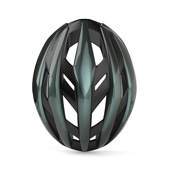 MET helmet TRENTA 3K CARBON hyper teal -56/58