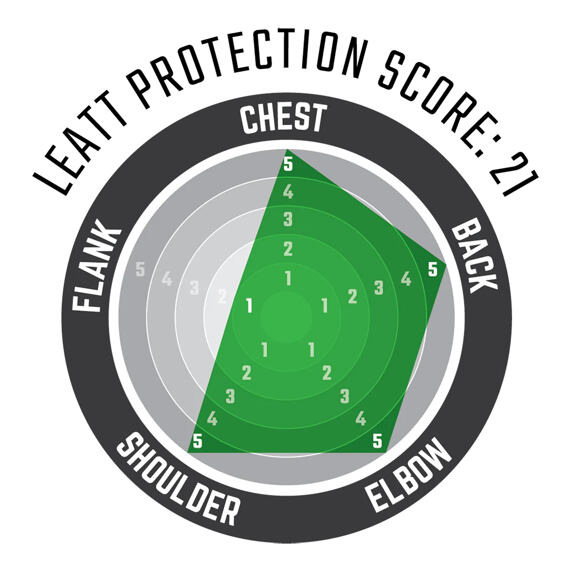 LEATT Body Protector 3DF AirFit EVO chest and back protector