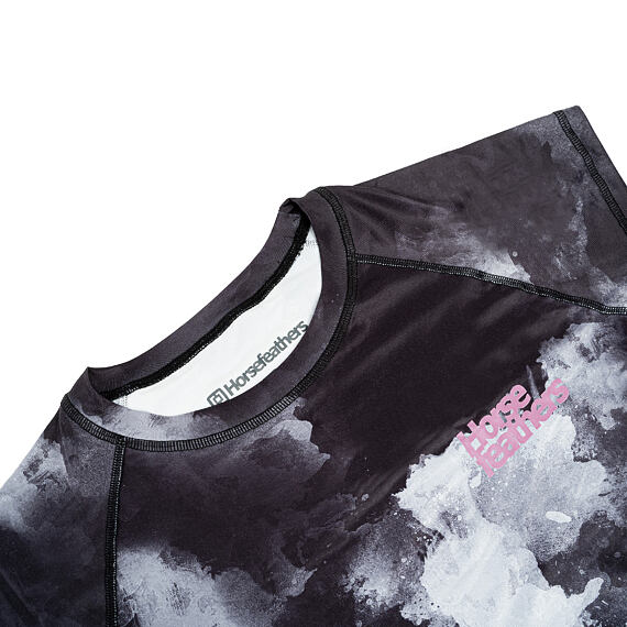 Horsefeathers Deco Women's Cycling Jersey Greyscale