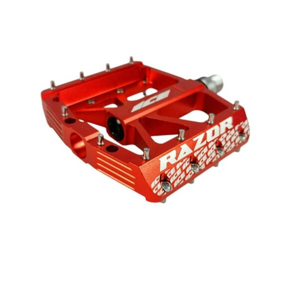 ICE Razor pedals red
