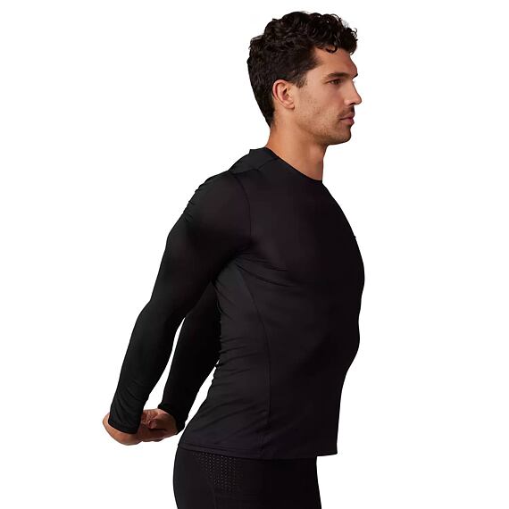 Fox Tecbase LS Shirt men's base layer long sleeve Black M