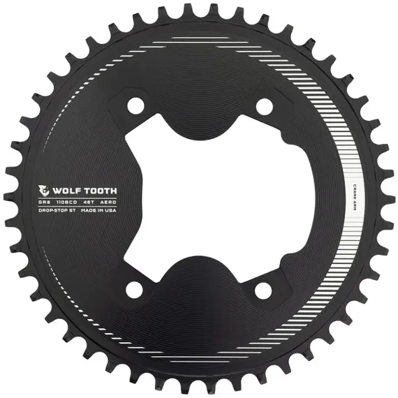 WOLF TOOTH chainring 110x46 BCD Asymmetric 4-Bolt for Shimano GRX