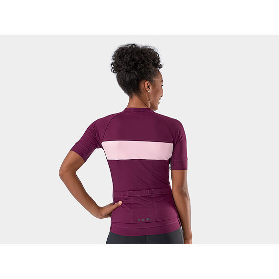 Women's cycling jersey Trek Circuit LTD Mulberry/Blush L