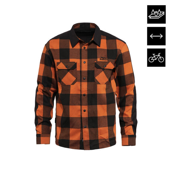 Horsefeathers Prom technical shirt Burnt Orange