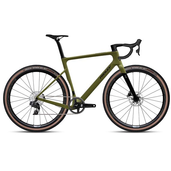RIDLEY E-ASTR Apex XPLR AXS Crocodile Green/UD Carbon