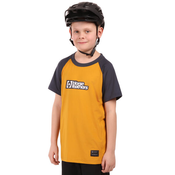 HORSEFEATHERS children's jersey SPIKE sunflower/indigo