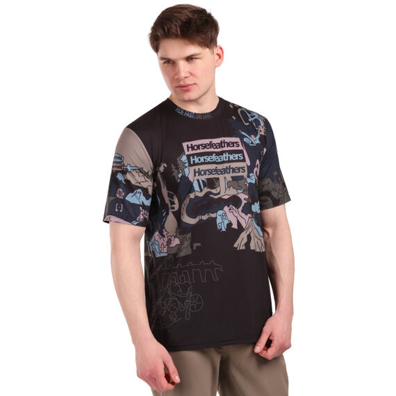 HORSEFEATHERS jersey QUANTUM doodle