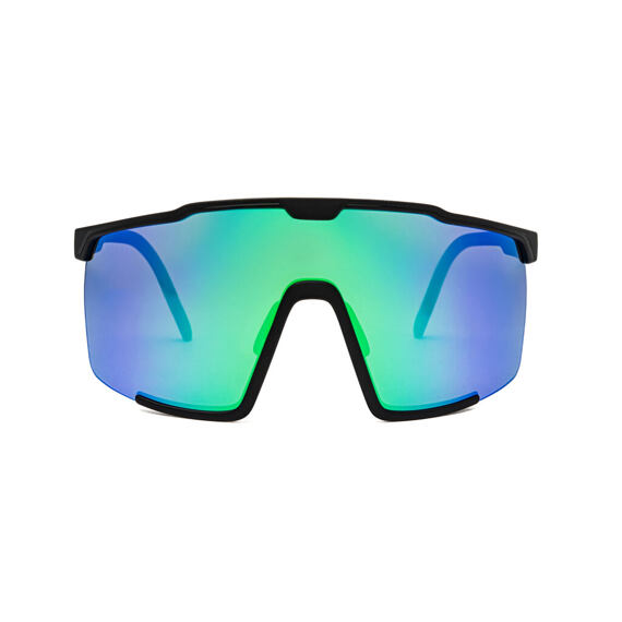 HORSEFEATHERS glasses PROTON matt black/mirror green