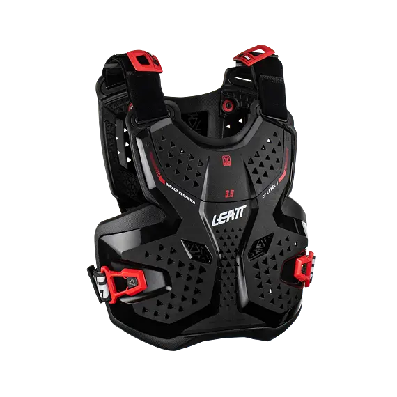 LEATT chest and back protector CHEST PROTECTOR 3.5 JR. black/red