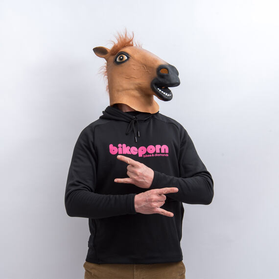 BIKEPORN TECNOSTRETCH men's hoodie black