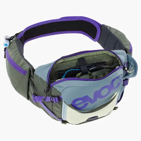EVOC waist bag HIP PACK PRO 3 steel/violet/dark olive
