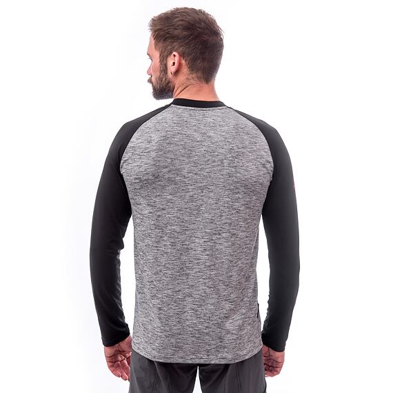 SENSOR CYKLO CHARGER MEN LOOSE JERSEY LS grey/black