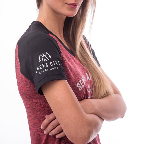 SENSOR CYKLO CHARGER WOM LOOSE JERSEY SS pink/black