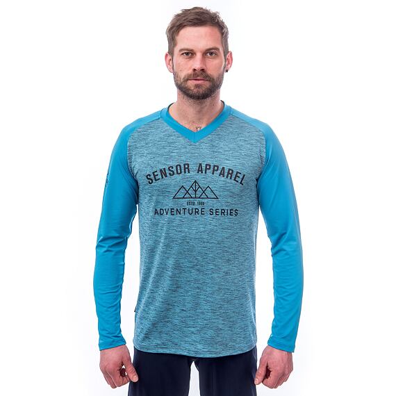 SENSOR CYKLO CHARGER MEN JERSEY LS blue