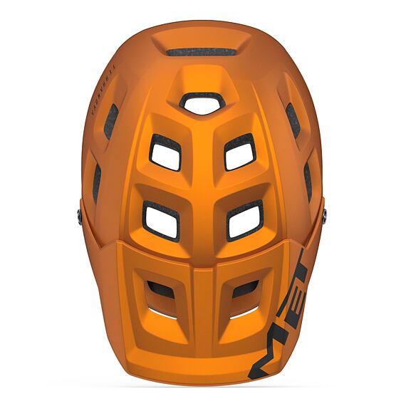 MET helmet TERRANOVA orange titanium metalic -56/58